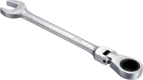 KATUR Juego de llaves de trinquete de 0.827 in, llave combinada de trinquete flexible de acero al cromo vanadio (0.827 in)