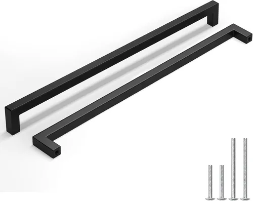 Miniatura 16 de homdiy Paquete de 1 tirador de gabinete negro mate de 3 pulgadas, manijas de cajón de acero inoxidable, manijas de cajón de acero inoxidable