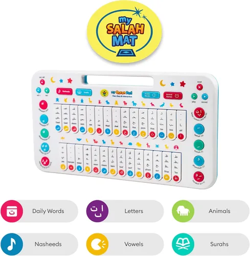 Miniatura 3 de My Salah Mat My Quran Pad Almohadilla interactiva de aprendizaje árabe para niños