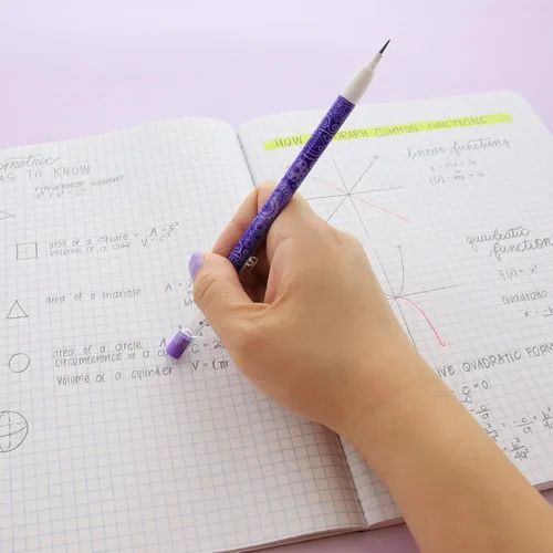 Miniatura 6 de BAZIC - Lápiz multipunto Paisley con borrador sin látex, lápices multipunto sin afilar, escritura suave para dibujar dibujar bocetos (paquete de 8)