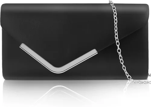 Miniatura 8 de Bolso de mano Larcenciel para mujer, bolso de lentejuelas brillante con cadena, bolso de noche con destellos para fiestas y graduaciones