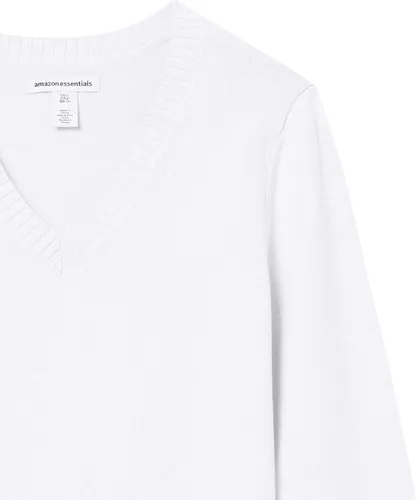 Miniatura 6 de Suéter Tienda Essentials para mujer, 100% algodón, de manga larga, con cuello en V