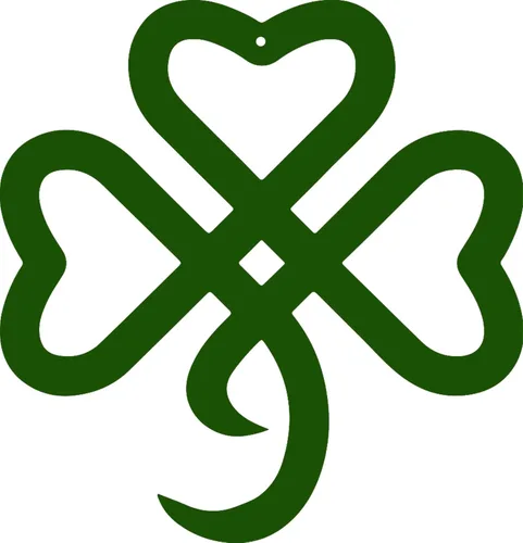 RESACO Decoraciones del día de San Patricio, decoraciones de trébol, corona de trébol, regalo celta irlandés para el día de San Patricio, adornos de