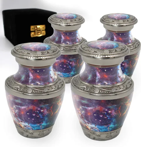 Miniatura 7 de Aurora Borealis Urna de cremación para cenizas para adultos, hombres y mujeres, Urnas de cremación personalizadas para cenizas humanas, urnas