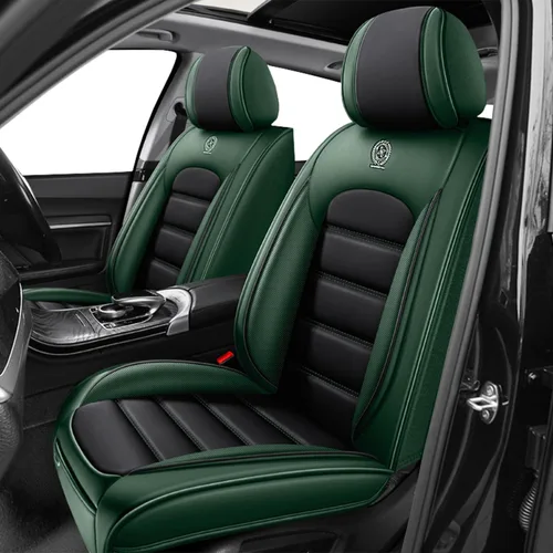 Miniatura 19 de Fundas de asiento de automóvil para K4 para KIA K4 2025-2026, fundas de asiento impermeables de cuero, compatible con bolsa de aire, juego completo