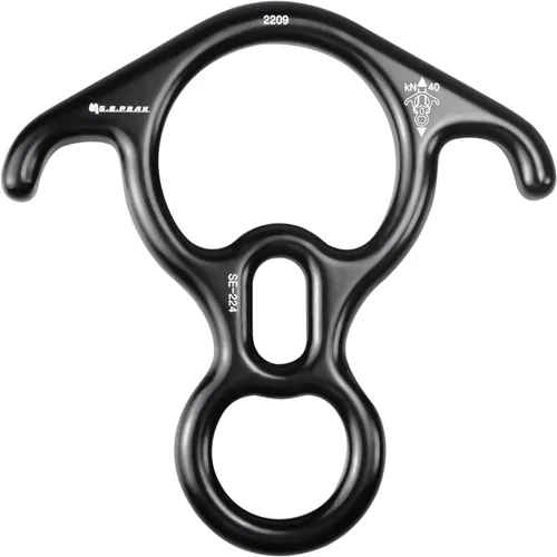 Miniatura 11 de 30kN/35kN/40kN Rescate Figura 8 Descender Engranaje de escalada Equipo de descenso Dispositivo de rappeling de placa de aparejo para escalada en 30