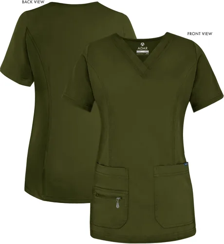 Miniatura 5 de Adar Pro - Ropa quirúrgica para mujer, con cuello en V elevado