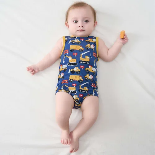 Miniatura 112 de pureborn Mameluco de algodón súper suave para bebés niños y niñas de 0 a 24 meses