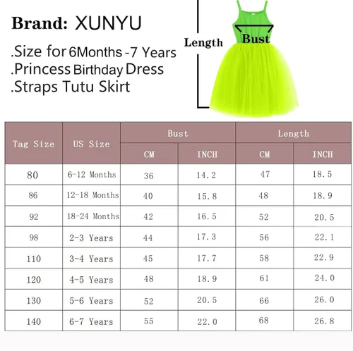 Miniatura 4 de Vestido de tutú para bebés sin mangas, vestido de verano para bebés pequeños Tulle Bubble 5 capas
