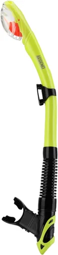 Aegend - Esnórquel seco para buceo para adultos y jóvenes - Equipo de snorkel con válvula seca superior, perfecto para snorkel, buceo libre, Verde