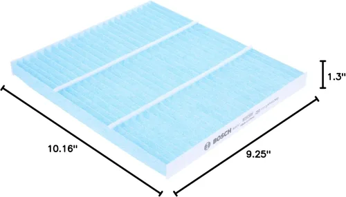 Miniatura 6 de BOSCH 6057C Filtro de aire HEPA para cabina - Compatible con Select Chevrolet Captiva, Equinox; GMC Terrain; Hyundai Azera, Santa Fe Sport/XL