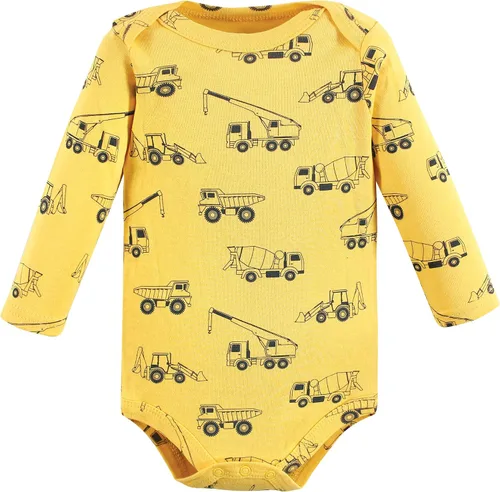 Miniatura 3 de Hudson Baby baby-girls Cotton Long-sleeve Bodysuits 3-pack