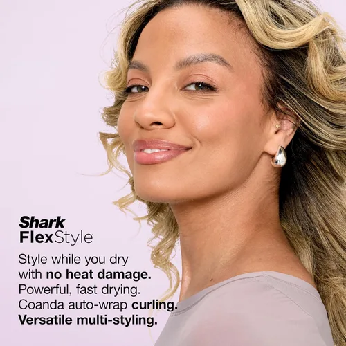 Miniatura 3 de Shark FlexStyle Air Multi-Styler y sistema de secado Cepillo secador de pelo para soplados con rizadores Coanda de envoltura automática, cepillo
