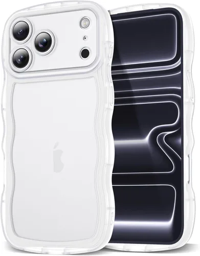 Miniatura 11 de SKYLMW Compatible con iPhone 6s Plus/6 Plus Case de 5.5", Linda Kawaii Marco Ondulado Rizado Forma de Marco Funda de Silicona Suave Resistente a