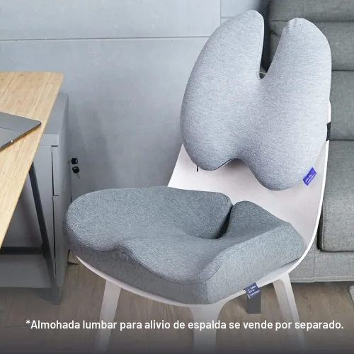 Miniatura 7 de Cushion Lab - Cojín de asiento patentado para aliviar la presión para largas horas sentado en silla de oficina y hogar, espuma viscoelástica extra