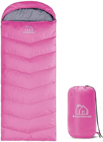 Miniatura 11 de Versión mejorada de tamaño XL del saco de dormir para acampar 4 estaciones, cálido y fresco, peso más ligero, adultos y niños pueden utilizar bolsa