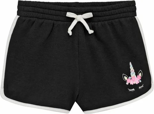 Miniatura 2 de BTween - Shorts cómodos de forro polar con cordón para niña, paquete de 4