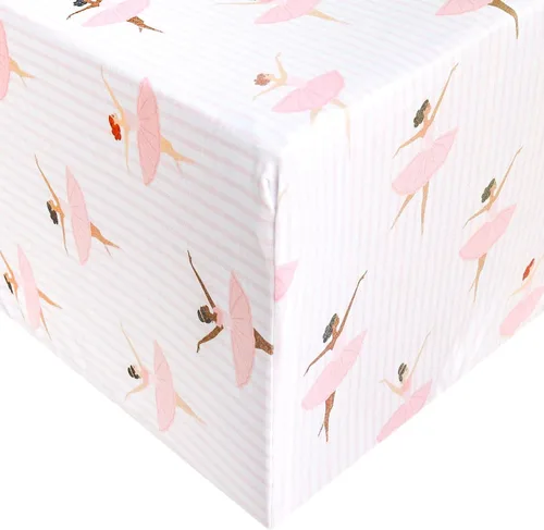 Miniatura 157 de Copper Pearl Sábanas de punto prémium para cuna de bebé para colchones estándar, transpirables y suaves, trucha