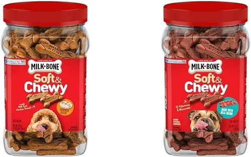 Miniatura 13 de Milk-Bone Golosinas blandas y masticables con receta de pollo para perros, 25 onzas (1 unidad)