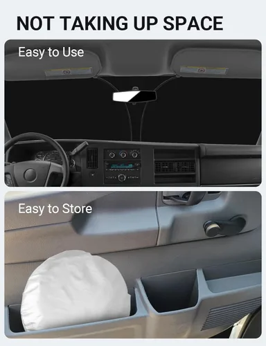 Miniatura 704 de Proadsy Parasol plegable para parabrisas delantero 2026, ajuste personalizado, accesorios para CRV SUV LX EX EX-L EX-L Navi Touring 2017-2022