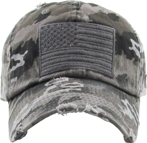 Miniatura 2 de KBETHOS - Colección de operador táctico de pesca con bandera de pesca con gorra con parche de pesca de la bandera de EEUU uso al aire libre malla