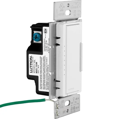Miniatura 6 de Kit de interruptor regulador de intensidad Lutron Maestro LED+ para luces LED, halógenas e incandescentes regulables, 150W/3 vías o ubicaciones