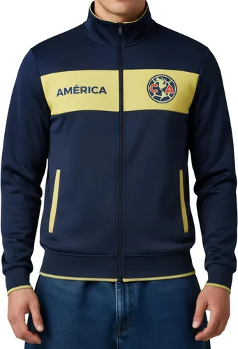 Miniatura 12 de Icon Sports Chaqueta deportiva de fútbol con licencia oficial de Club America, unisex para adultos