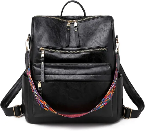 Miniatura 4 de Mochila para mujer, bolsa convertible de moda, diseño de moda, bolsa de hombro casual, 1, Desgaste