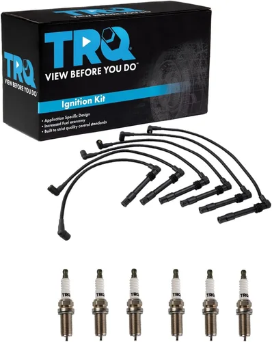 Miniatura 82 de Kit de bujías de chispa TRQ 5 piezas de bujías de iridio Compatible con Acura Integra 1992-2001 1999-2000 Honda Civic 1994-1995 Civic del Sol