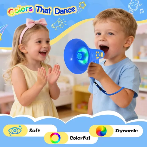 Miniatura 5 de MEGUO Cambiador de voz para niños, regalo de cumpleaños para niños y niñas de 3, 4, 5, 6, 7, 8 años - juguetes para niños de 3-8+ años - regalo