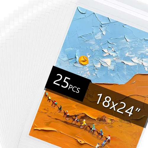 Miniatura 17 de Falling in Art Bolsas de plástico transparentes con sello de cristal sin ácido de 1.496 mil (un solo lado) para impresiones de arte de 5x7, fotos, 5
