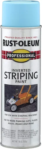 Miniatura 6 de Rust-Oleum P2548849-6PK Pintura en aerosol profesional para pintar rayas invertidas, 18 onzas, amarillo de tráfico, paquete de 6