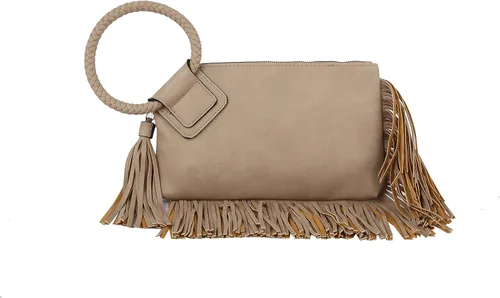 Miniatura 38 de Monedero de mano para mujer, cartera de noche con correa de mano, informal, formal, de cuero vegano, Metro Muse