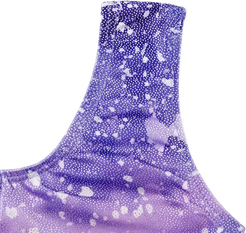 Miniatura 71 de HOZIY - Leotardos de manga larga para niñas, de gimnasia, para niños pequeños, trajes florales de unicornio, galaxia, arco iris, patrón de rayas