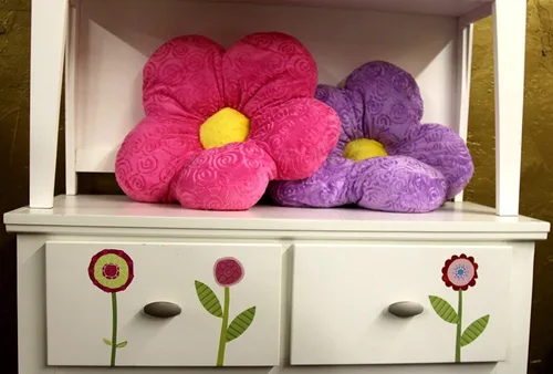 Miniatura 6 de Snuggle Stuffs Almohada de 15" Minky Flower Lavender Lavanda