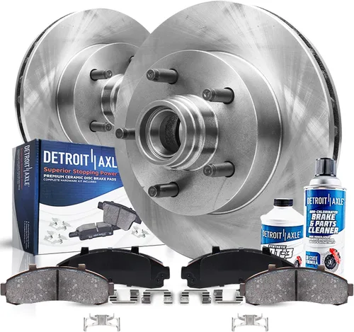 Detroit Axle - Kit de freno delantero para Ford Ranger 1998-2002, Mazda B3000 B2300 2001-2003, 1998-1999 2003 B4000, rotores de freno y pastillas de