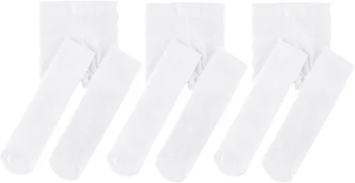 EQSJIU Mallas de ballet para niña, ultra suaves, mallas elásticas con pies para niñas, medias cálidas (niños pequeñosniños grandes)