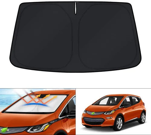 Miniatura 133 de KUST - Parasol plegable para parabrisas para Ford Ranger, accesorios 2019-2025 2026, parasol personalizado para ventana, protector solar plegable