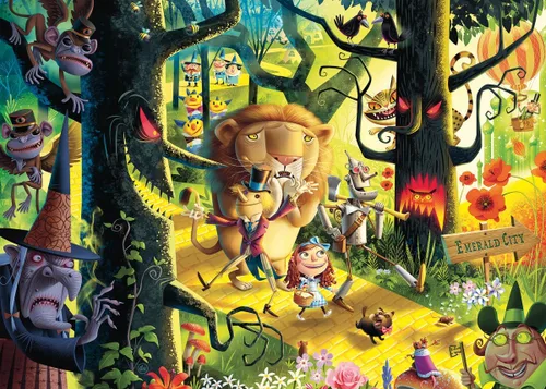 Ravensburger Lions, Tigers & Bears, Oh My! | Rompecabezas de 1000 piezas para adultos | Tecnología única Softclick | Imágenes vibrantes y sin