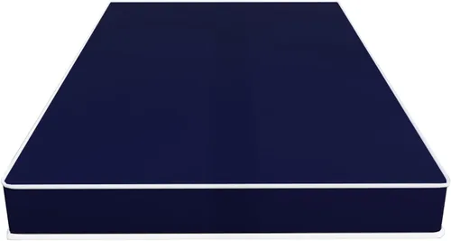 Miniatura 8 de Treaton, Colchón de vinilo enrollado de espuma de doble cara de 5 pulgadas, firmeza media, tamaño individual XL, color azul