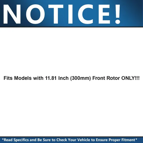 Miniatura 3 de Detroit Axle - Rotores de freno delantero para 04-13 Mazda 3 Rotores de frenos de disco 06-15 Mazda 5 Reemplazo: Rotor regular delantero de 11.81