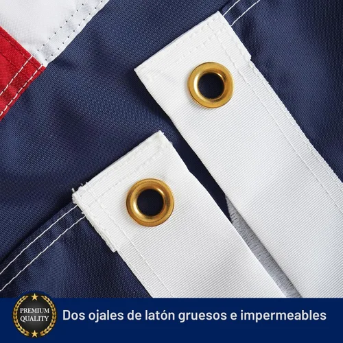 Miniatura 5 de Homissor Bandera del estado de Texas de 3 x 5 pies, banderas bordadas cosidas TX banderas de nailon resistentes para exteriores, color vivo, ojales