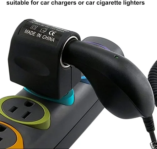 Miniatura 2 de Convertidor universal de CA a CC, 1500mA 1.5A 240V AC a 12V DC adaptador de enchufe de encendedor de cigarrillos de coche, inversores de potencia