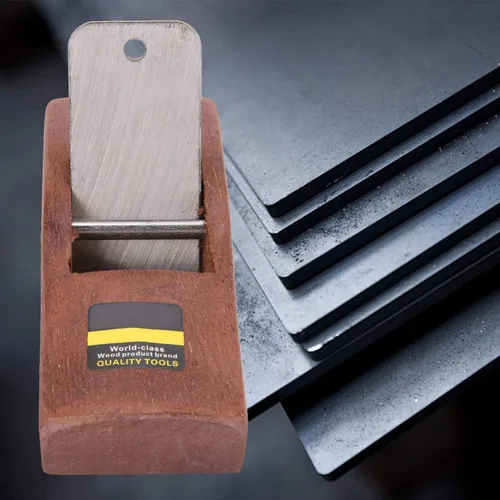 Miniatura 3 de Plano de carpintería, cepilladora de mano, 4.331 in, herramienta de mano de carpintero portátil, cepilladora de madera para cortar, pulir