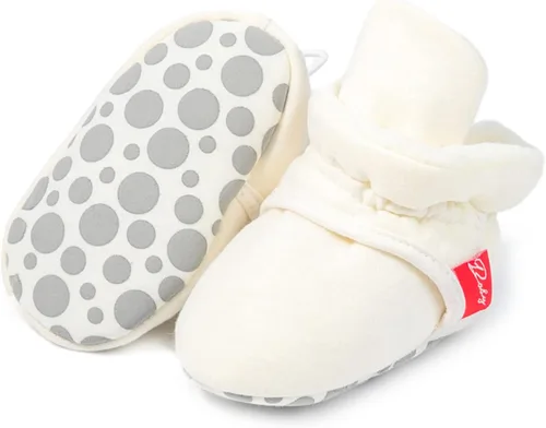 Miniatura 18 de SOFMUO Pantuflas unisex para bebé, niña, niño, ligeras, antideslizantes, para interiores, zapatos de casa, botines para niños pequeños