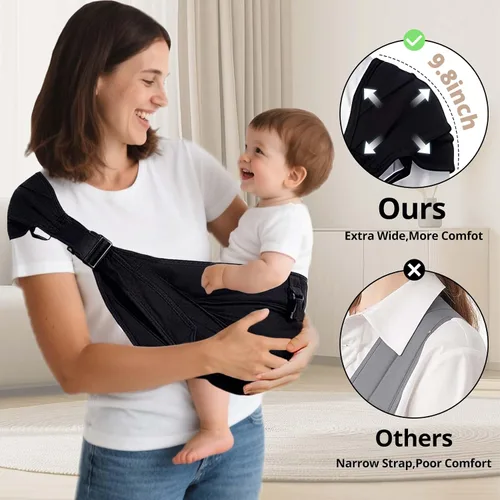 Miniatura 2 de Portabebés para recién nacidos a niños pequeños, ligero portabebés, eslinga para bebé, portabebés, portabebés, portabebés, portabebés, eslinga