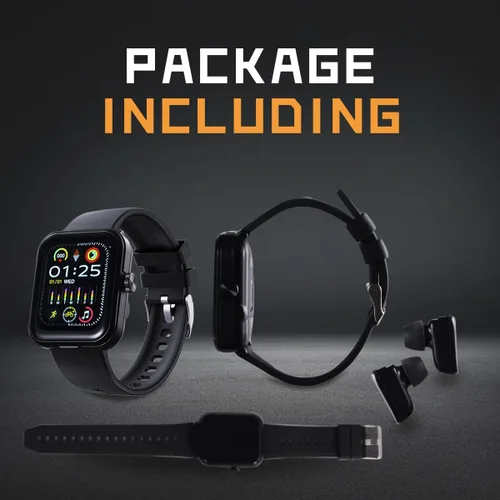 Miniatura 6 de Reloj inteligente con auriculares, pantalla HD de 1.85 pulgadas para hombres, reloj Bluetooth 2 en 1 con monitor de sueño, frecuencia cardíaca