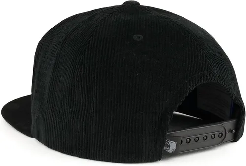 Miniatura 3 de Trendy Apparel Shop - Gorra de gamuza texturizada con tapa de ajuste a presión