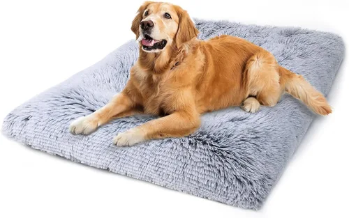 Miniatura 16 de Vonabem Alfombrilla para Jaula de Perro Grande 36 Pulgadas, Cama Lavable para Jaula para Perros Grandes y Medianos, Alfombrillas Suave de Felpa