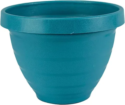 Miniatura 6 de The HC Companies Rings Maceta para Flores - Maceta de riego automático para hierbas y más – Maceta redonda ligera para exteriores e interiores